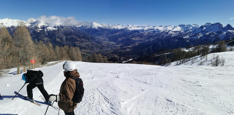 Praloup: Allons a Gimette, ses pistes techniques et sa vue imprenable