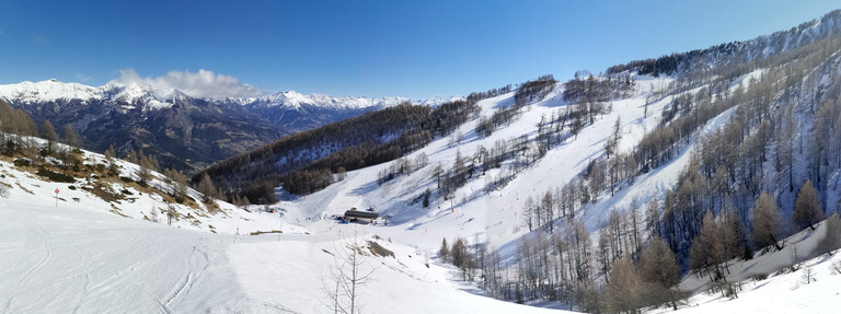 Praloup: Allons a Gimette, ses pistes techniques et sa vue imprenable