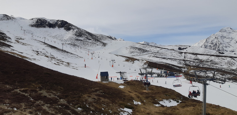 Ca se pèle mais bon entretient des pistes