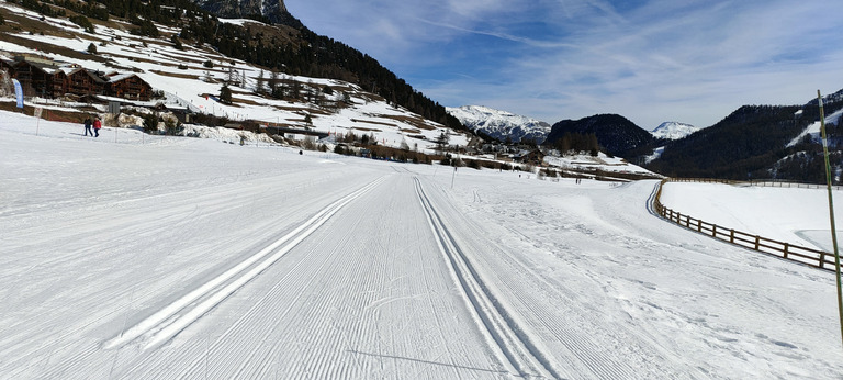 Très bonnes conditions pour le ski de fond 