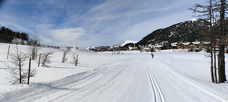 Très bonnes conditions pour le ski de fond 