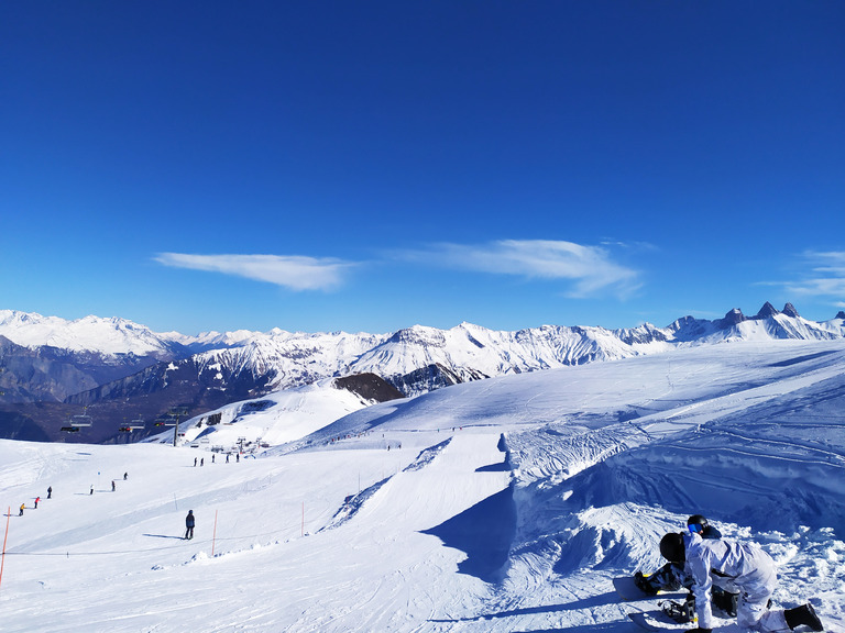 découverte snowpark des Sybelles 