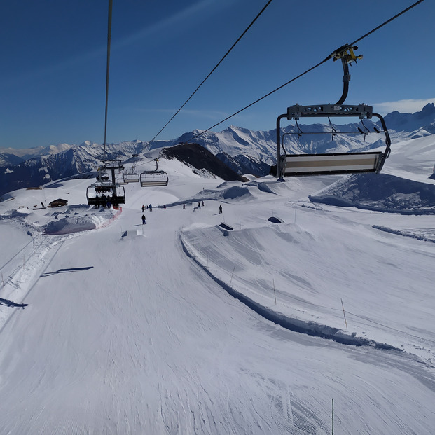 découverte snowpark des Sybelles 