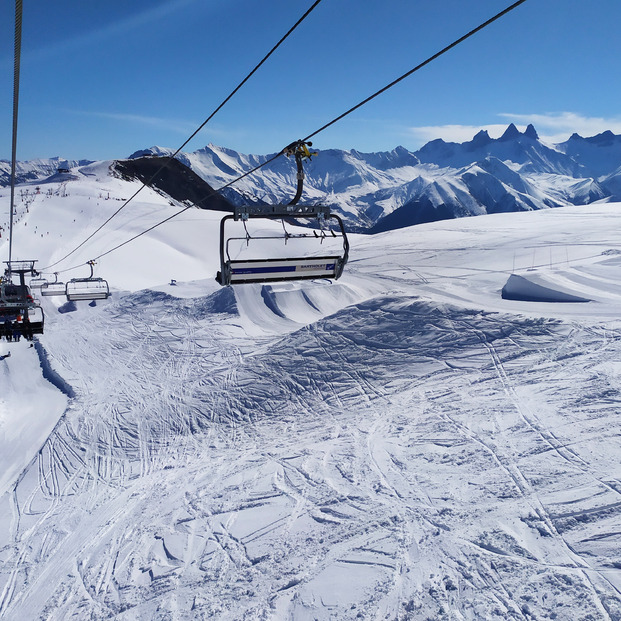 découverte snowpark des Sybelles 