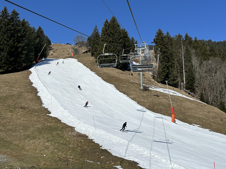 Beau temps, neige plutôt bonne, pas trop de monde