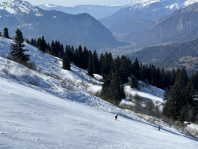 Beau temps, neige plutôt bonne, pas trop de monde