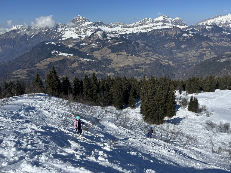 Beau temps, neige plutôt bonne, pas trop de monde