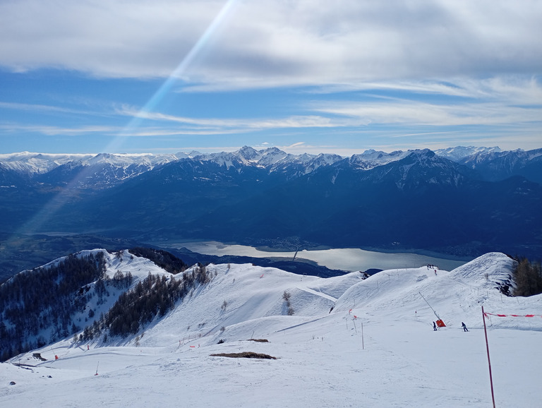 Ski le matin, natation l'après midi 