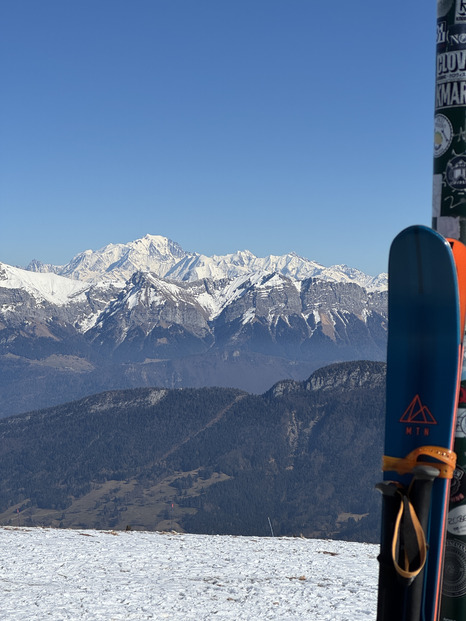 Le Semnoz, c'est presque assez haut ! 