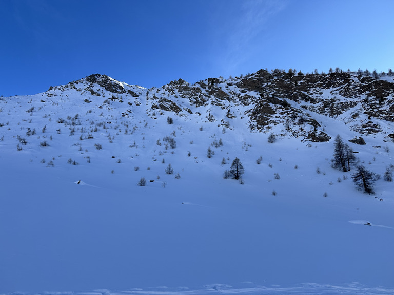 Journée test, et toujours soleil, neige et personne