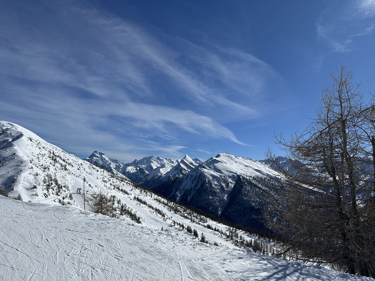 Journée test, et toujours soleil, neige et personne