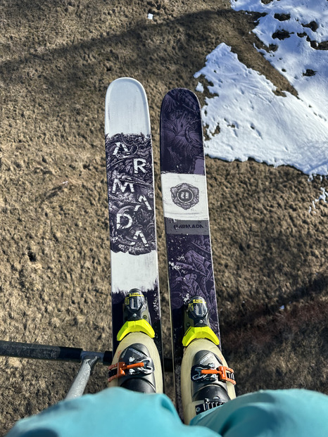 Journée test, et toujours soleil, neige et personne