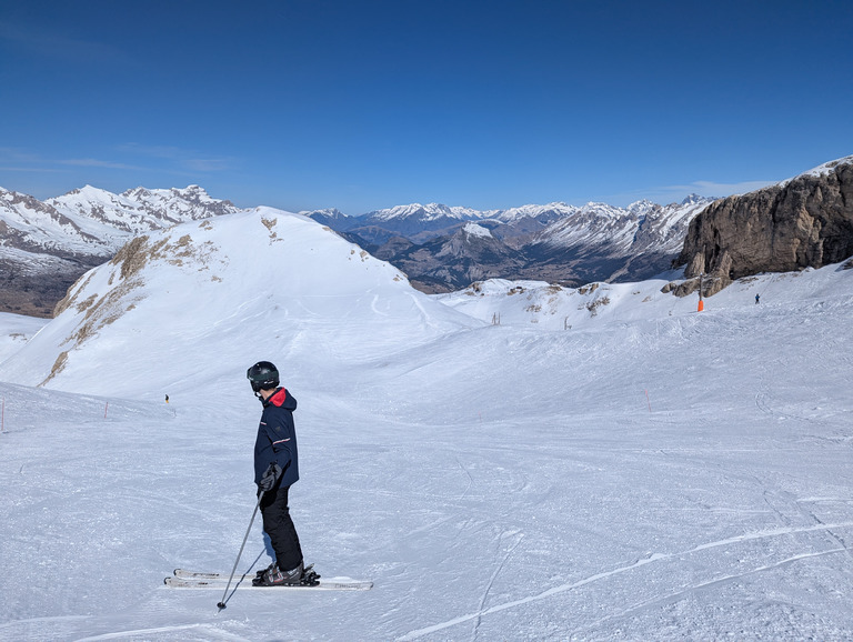 Je privatise la station pour profiter tranquillement ☀️❄️⛷️