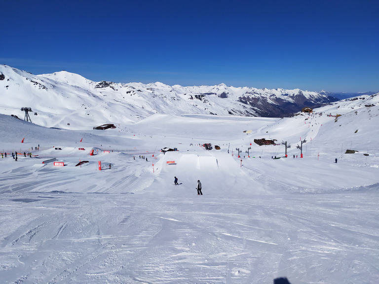 mise à jour snowpark valthorens