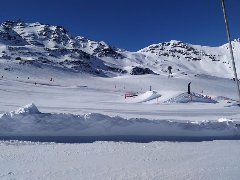 mise à jour snowpark valthorens