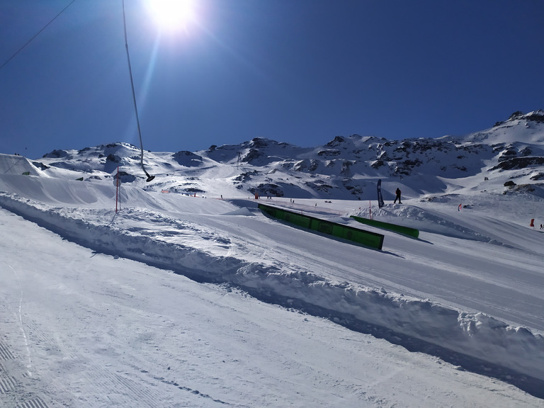 mise à jour snowpark valthorens