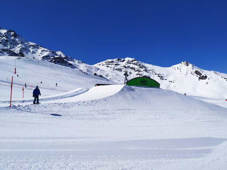 mise à jour snowpark valthorens