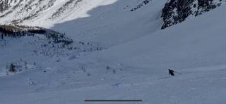 Petit Vallon, bonne neige