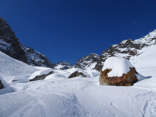 Petit Vallon, bonne neige