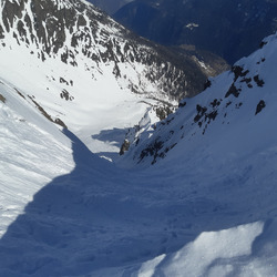 Couloir NE de Bel Oiseau en super condis