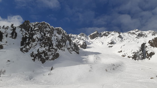 Couloir NE de Bel Oiseau en super condis
