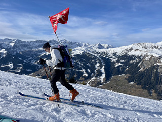 Du Schatthorn à Adelboden, entre neige et terre