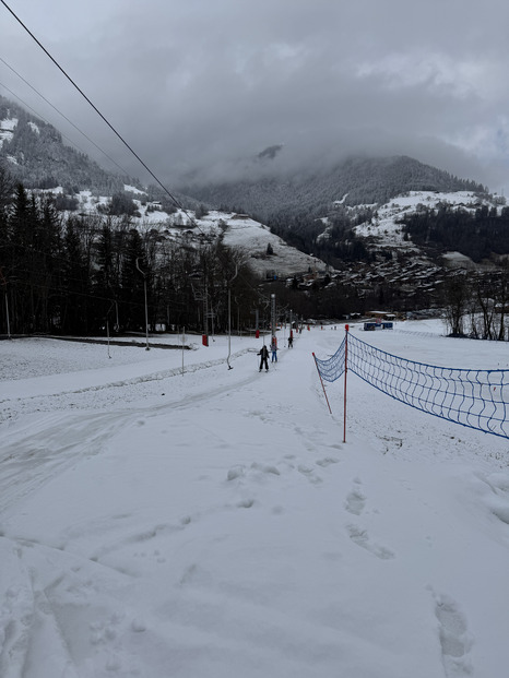 Le calme avant le ski.