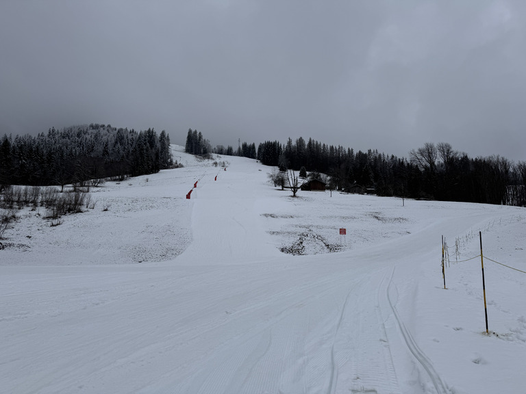 Le calme avant le ski.