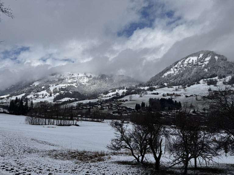 Le calme avant le ski.