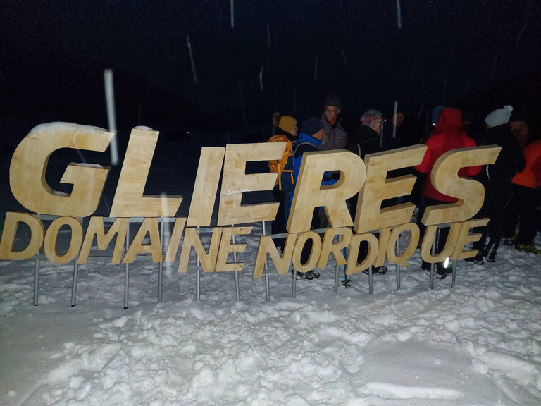 Nocturne sur le plateau des glières