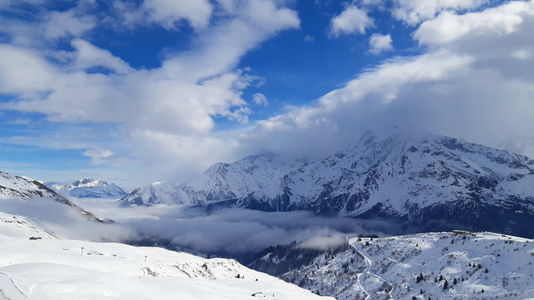 Belle mer de nuages ce matin