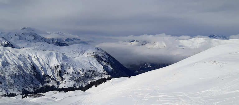 Belle mer de nuages ce matin