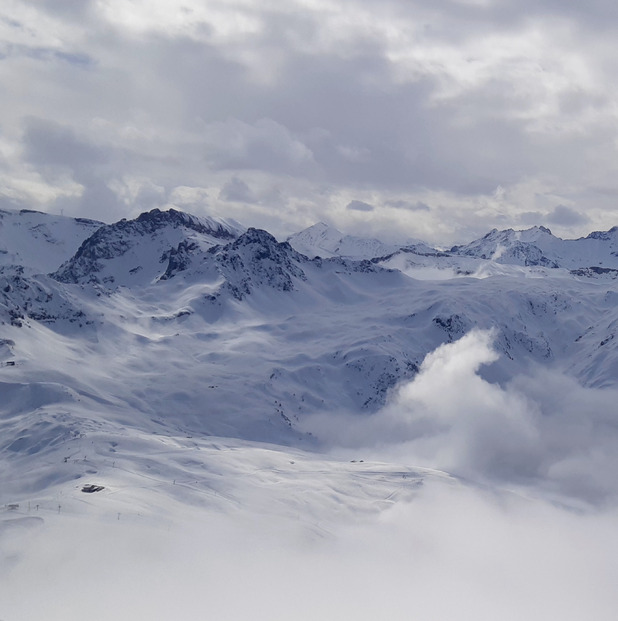 Belle mer de nuages ce matin