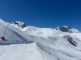 Pra Loup : grand bleu et neige au top !