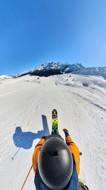 Monoski à 2 aux Contas 🏔️🌲🏔️