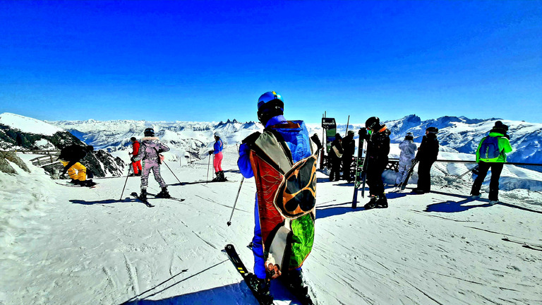 Encore du bon sur Château Noir et carving royal sur pistes