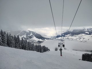 Poudreuse profonde de malade, et surfr&eacute;quentation &agrave; St Gervais dans le redoux