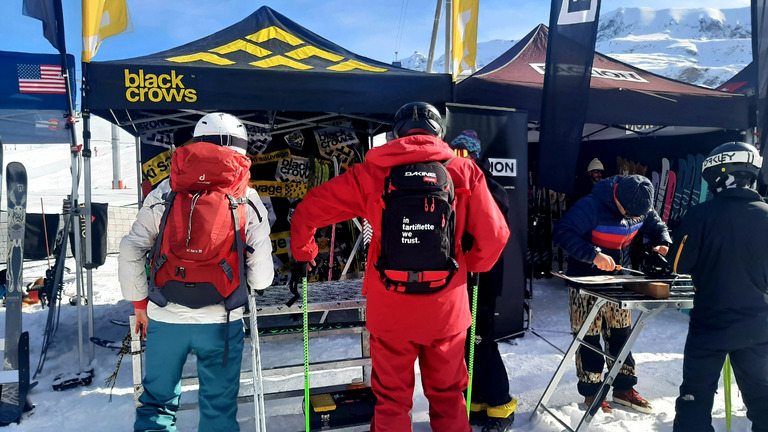 Pur bonheur en poudreuse et au ski test Vieux Campeur- méga top 🤩