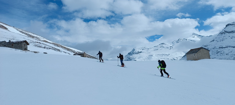 Au dessus du refuge de Vallonbrun