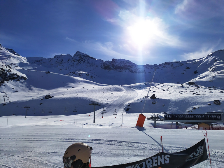 superbe matinée sans vent, puis les nuages