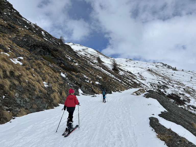 Col de St Véran au top depuis la Blanche