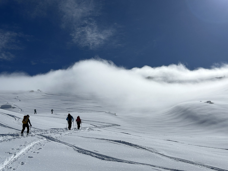 Col de St Véran au top depuis la Blanche