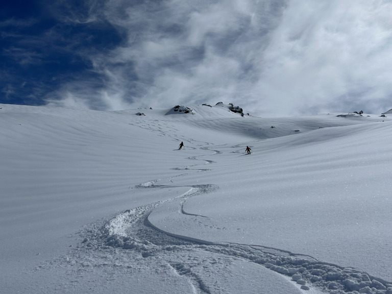 Col de St Véran au top depuis la Blanche