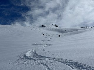 Col de St Véran au top depuis la Blanche