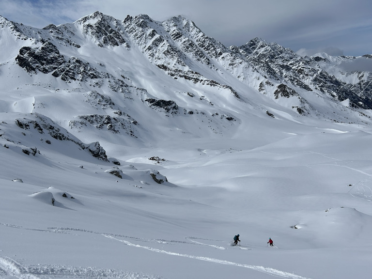 Col de St Véran au top depuis la Blanche