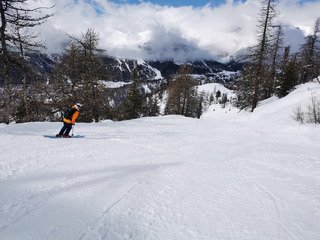 Grisaille tenace à Montgenèvre avant le retour du soleil