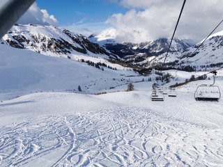 Grisaille tenace à Montgenèvre avant le retour du soleil