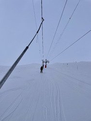 Nébulosités et neige de printemps pour la journée test Vuarnet