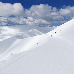 PraLoup : L'espace Lumière: le plaisir de la neige et de yeux! AOUHH!