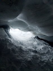 Grotte Glacière ⚒️🥶 Valthorens avant le +1m ❄️